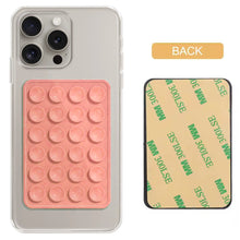 Light Pink Silicone Suction Adhesive Mount Phone Grip