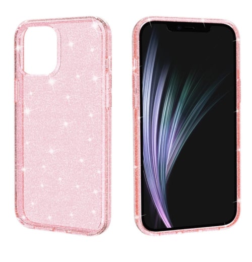 PINK iPhone 11 PRO MAX Glitter TPU Bumper