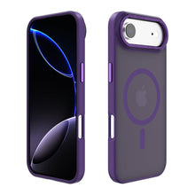 Purple Slim Smoked Bumper with Magnetic Compatibility for iPhone 17 6.1