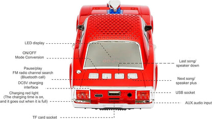 MC1968 Red Portable Wireless speaker Mustang