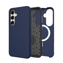 Blue Triangle Case with Magnetic Compatibility for S25 Plus