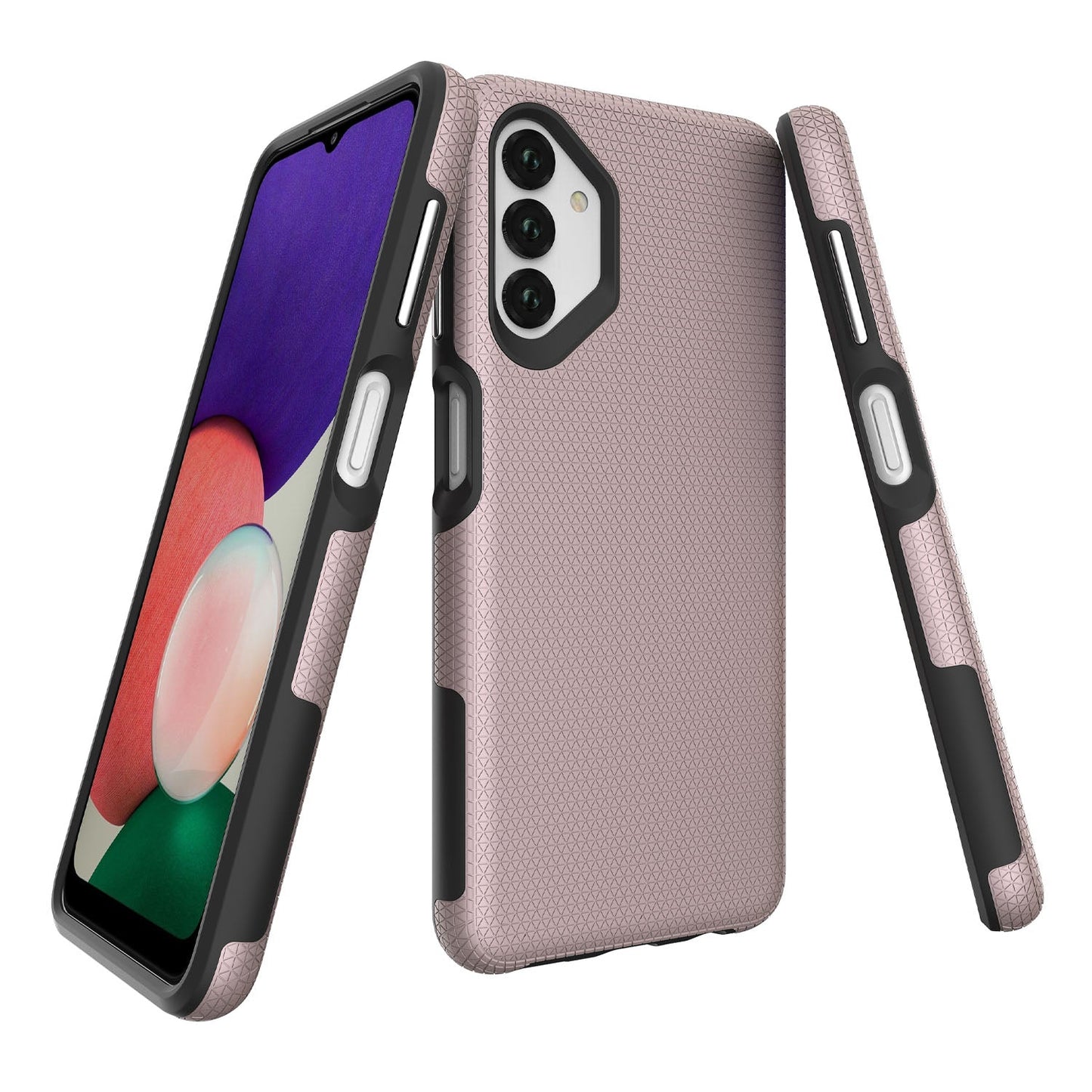 Rose Gold Triangle Case for Galaxy S24 FE
