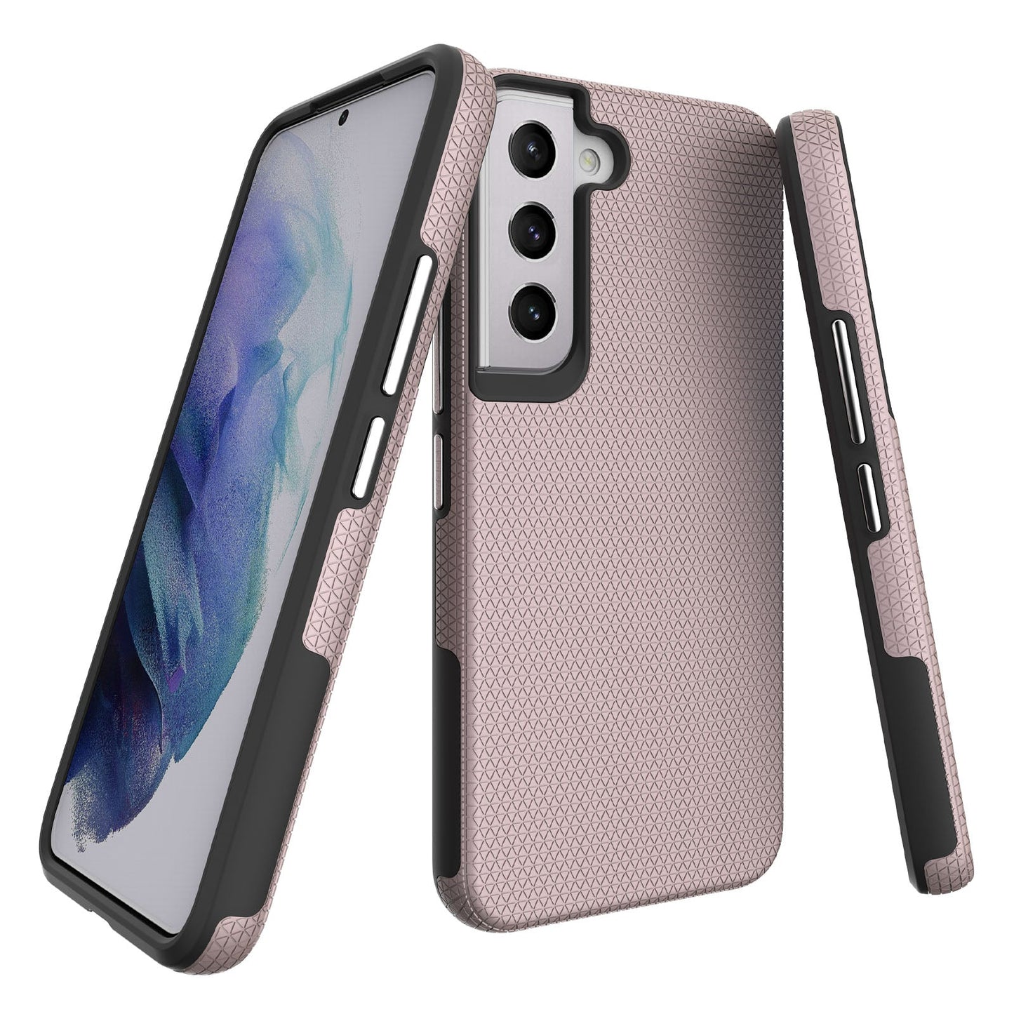 Rose Gold Samsung S22 Plus Triangle Case