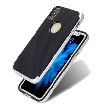 iPhone X/XS Carbon Hybrid Silver