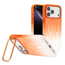 Orange Two-Tone Camera Kickstand Case for iPhone 18 Pro Max / 17 Pro Max
