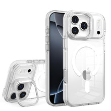 White Camera Kickstand Magnetic Case for iPhone 17 Pro Max