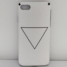 iPhone SE2 (2020) 8/7/6/6s White Upside Down Triangle Design