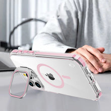 Pink Camera Kickstand Magnetic Case for iPhone 16e